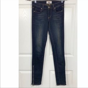 Paige Skyline Skinny Jeans Zipped Ankle